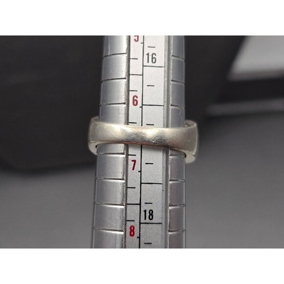 VTG Sterling Silver Citrine & Marcasite Cathedral Ring Size 6.5 Signed “A” 6.67g - Picture 8 of 13